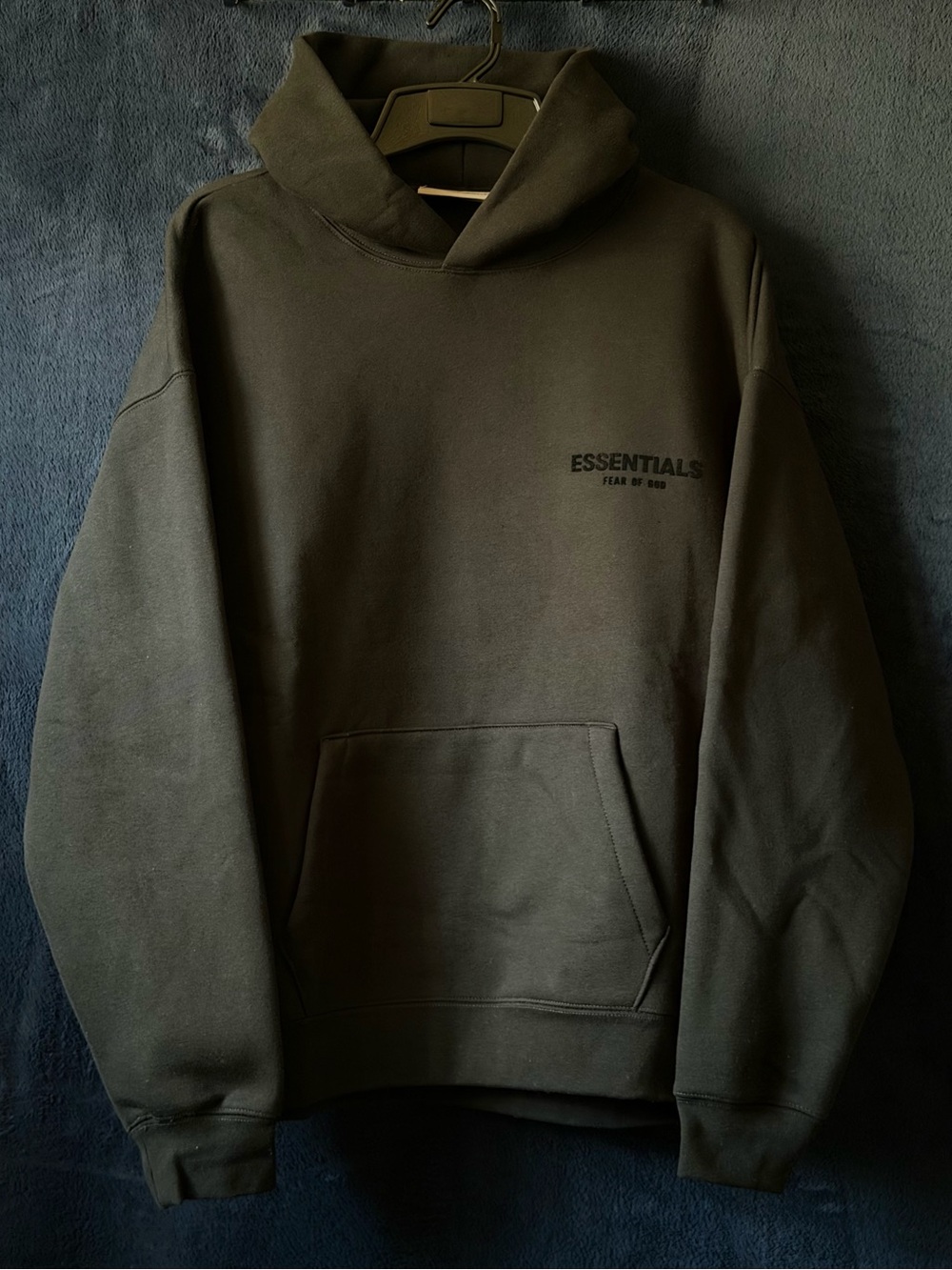 Essentials Fear Of God Black Hoodie